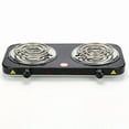 thumbnail image 1 of Silent Double Burner Hot Plate | 5-Gear Adjustable Fast Heating Cooktop with Heat Preservation (Home & Laboratory Use), 1 of 6