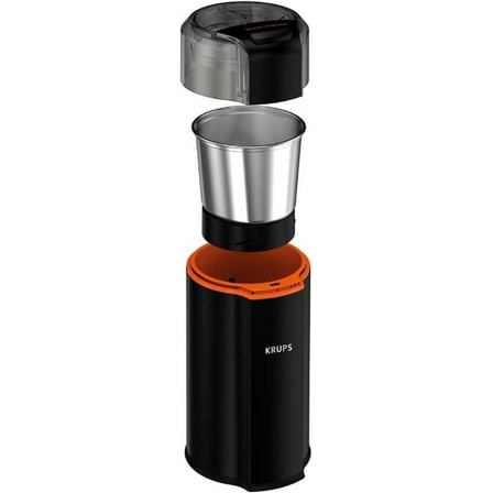 Silent  Electric Coffee Grinder - Black