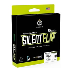 Silent Flip Braid Moss Green 50 100 Yards