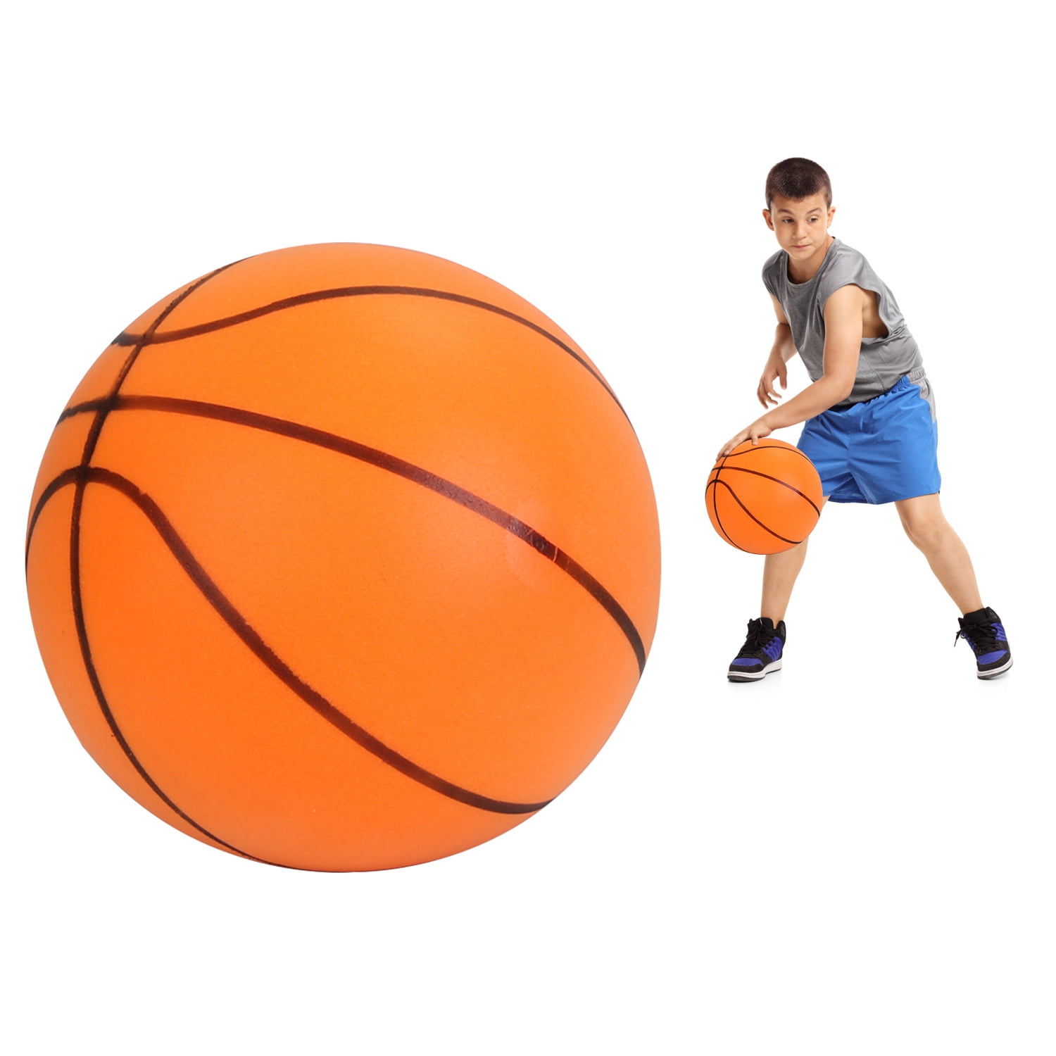 Silent Foam Basketball for Indoor Play – Low Noise, High Density Training Ball