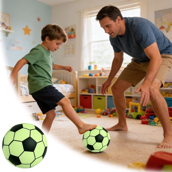 Silent For Kids Size 5 PU Foam Football With Absorption Soft Noise Reduction Sponge Football For Training And Play Perfect Kids