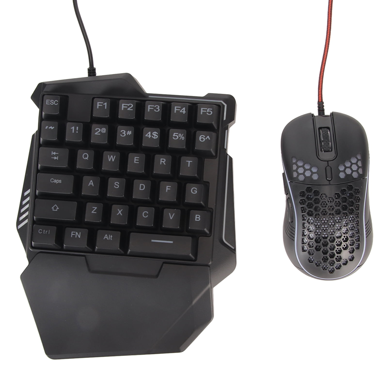 Silent Gaming Keyboard, Keyboard Mouse Converter Portable Function