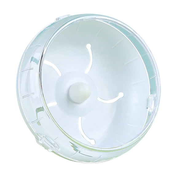 Silent Hamster Exercise Running Wheel with Stand,Pet Small Animals Exercise Running Toys,Adjustable Quiet Spinner for Guinea Pigs, Sugar Gliders White