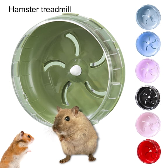 Silent Hamster Exercise Wheel – Large 8.2 Inch Running Wheel for Small Animals, Quiet Spinner for Hamsters, Chinchillas, Gerbils, Hedgehogs, Mice – Blue, No Bracket Included