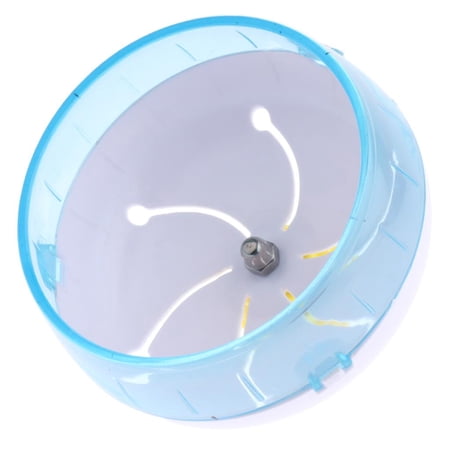 Silent Hamster Mouse Rat Mice Exercise Running Wheel Small Toy Blue