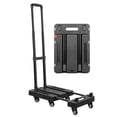 thumbnail image 1 of Silent Hand Truck Upgraded Capacity Convertible Heavy Duty Luggage Cart Small with Wheels Rolling for Moving Car Automotive, 1 of 4