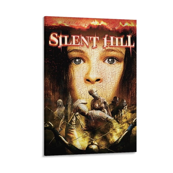 Silent Hill (2) Classic Movie Poster Print Photo Art Painting Canvas Poster Home Decorative Bedroom Modern Decor Posters Gifts 16x24inch(40x60cm)