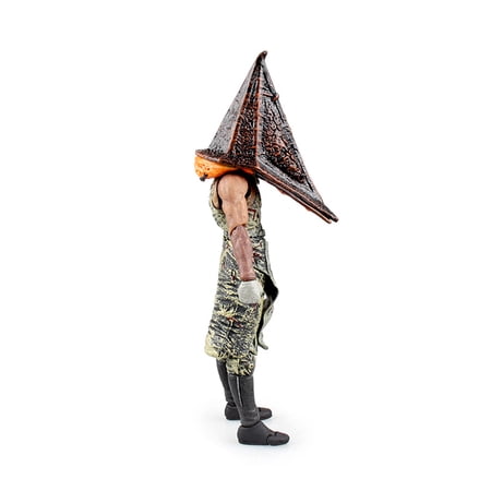 Silent Hill 2 Pyramid Head 15cm High PVC Action Figure - Red Pyramid Thing Game Character Monster Model