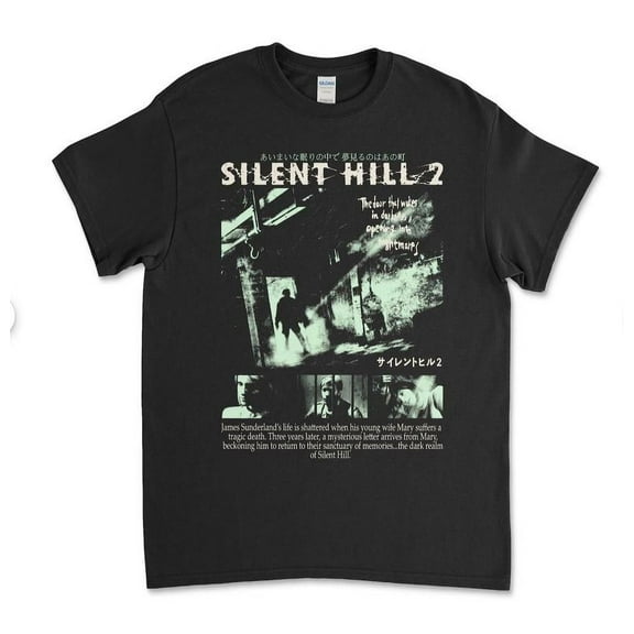 Silent Hill 2 Videogame Black Retro Gaming T-Shirt
