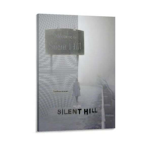 Silent Hill (3) Classic Movie Poster Print Photo Art Painting Canvas Poster Home Decorative Bedroom Modern Decor Posters Gifts 12x18inch(30x45cm)