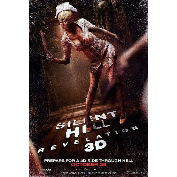 Silent Hill Revelation Movie Poster Metal Sign 8Inx 12In Print On Metal 8x12 Square Adults Best Posters