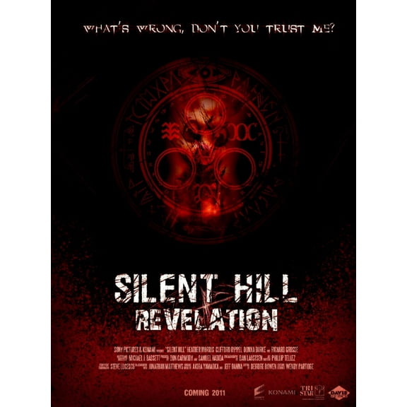 Silent Hill Revelation poster Metal Print 12inx16in Multi-Color Square Adults Z Posters