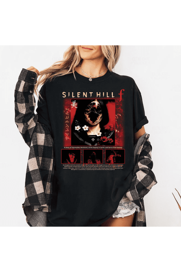 Silent Hill f T-Shirt, Retro Horror Video Game Tee, Gift for Gaming Lover, Ver 1