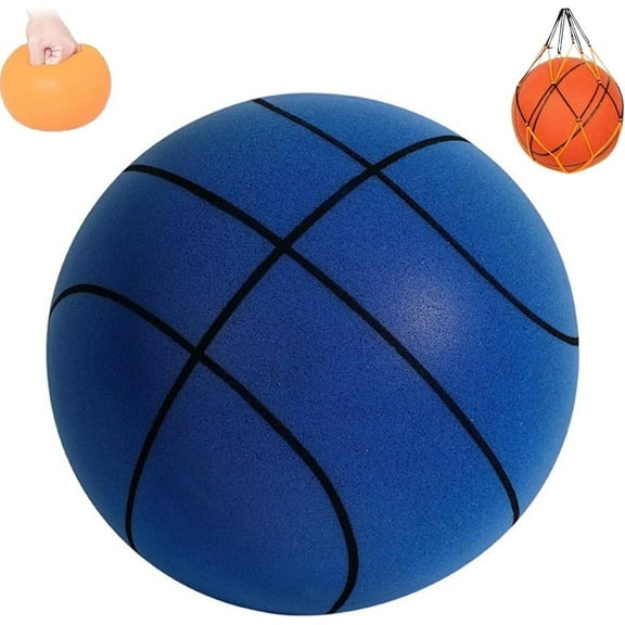 Silent House Basketball, Size 6 (28.5") Size 5 (27.5") 3 (26.5") No Noise Indoor Silent Basketball, Foam Airless for Quiet Dribbling