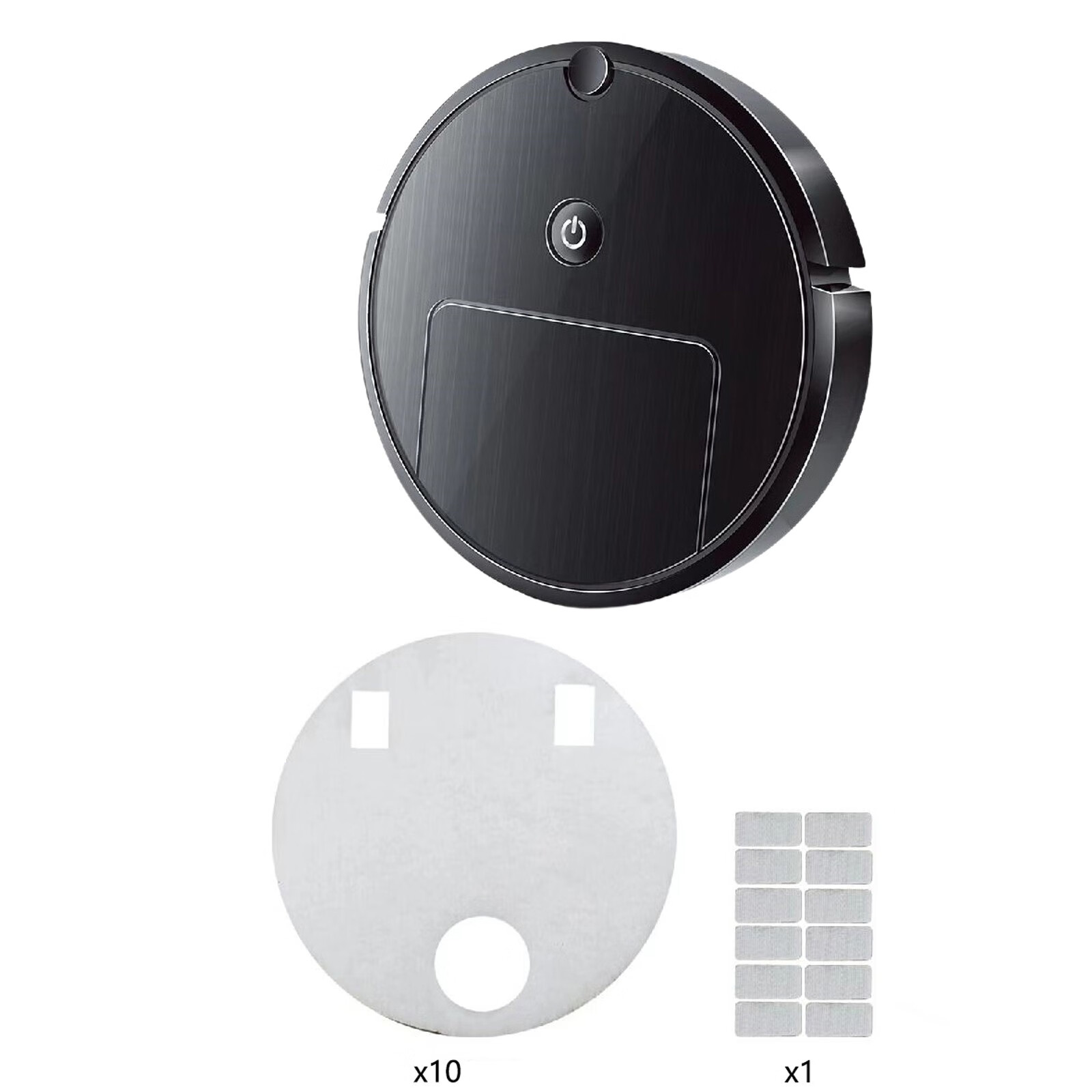 Silent Intelligent Round Floor Dusting Robot With Automatic Obstacle