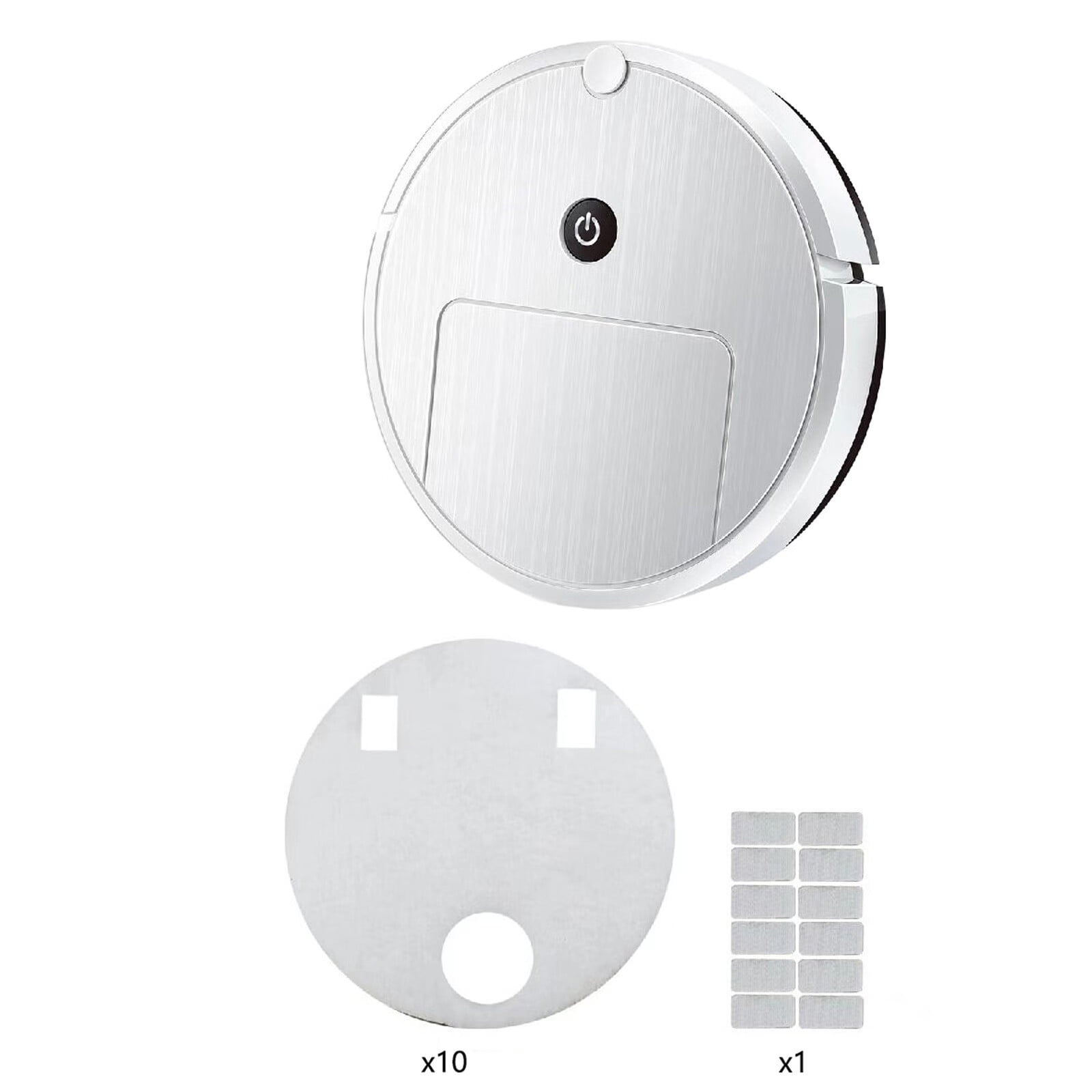 Silent Intelligent Round Floor Dusting Robot With Automatic Obstacle
