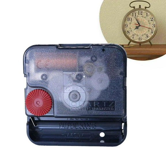 Silent Jump Seconds Quartz Clock Movement Kit, Long Shaft, High Quality, Versatile DIY Repair