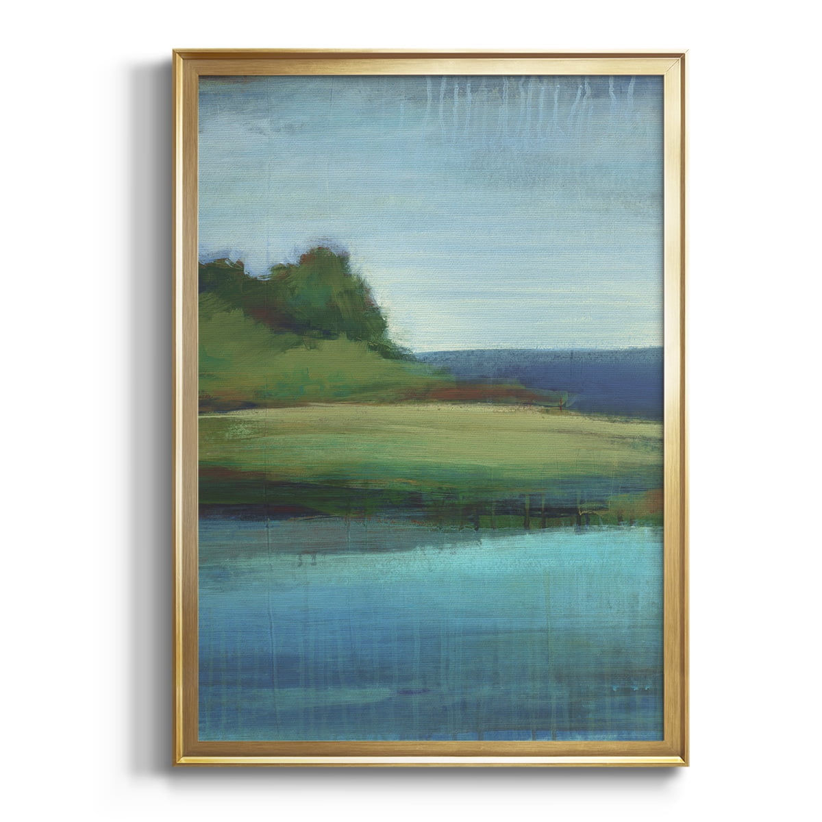 Silent Lakeside I Premium Framed Print - Ready to Hang