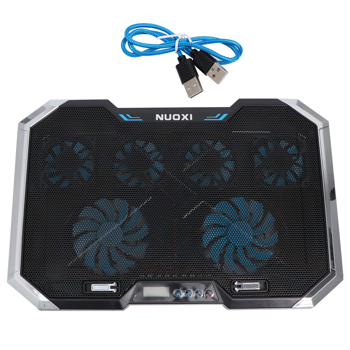 Silent Laptop Cooling Mat Adjustable RGB Notebook USB Cooler Computer