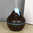 thumbnail image 1 of Silent Large Mist Humidifier, Wood Grain Vase Design, Home/Office/Indoor, Night Light, 200ML Capacity, 5V Voltage, 2W Power, 30-40m虏 Area, Colorful Lighting, Humidification/Purification/Decoration, 1 of 4