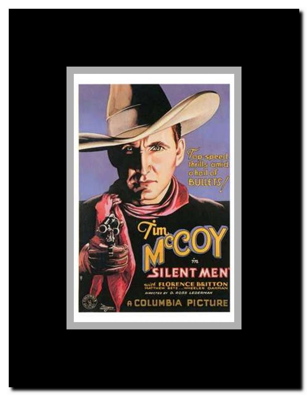 Silent Men Framed Movie Poster