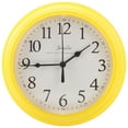 thumbnail image 1 of Silent Modern Wall Clock for Home/Office (Yellow, .84in), 1 of 8