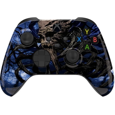 Silent Modz Custom Wireless Controller for Microsoft Xbox Series X|S, Xbox One S|X & PC (Tree Skull Glow)