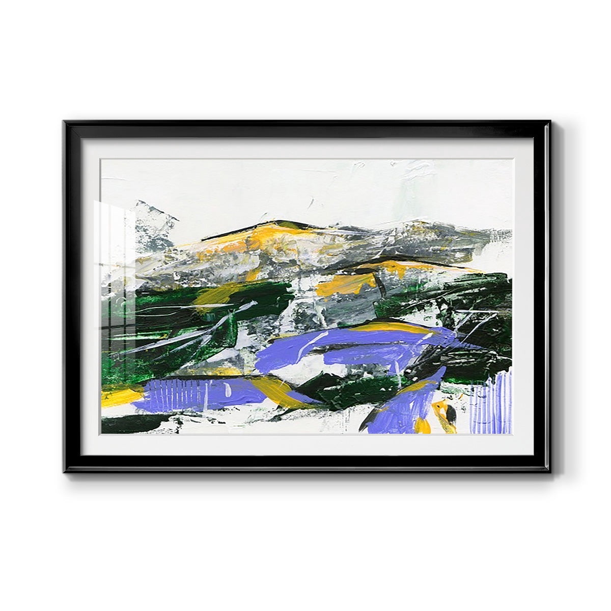 Silent Mountain II Premium Framed Print - Ready to Hang