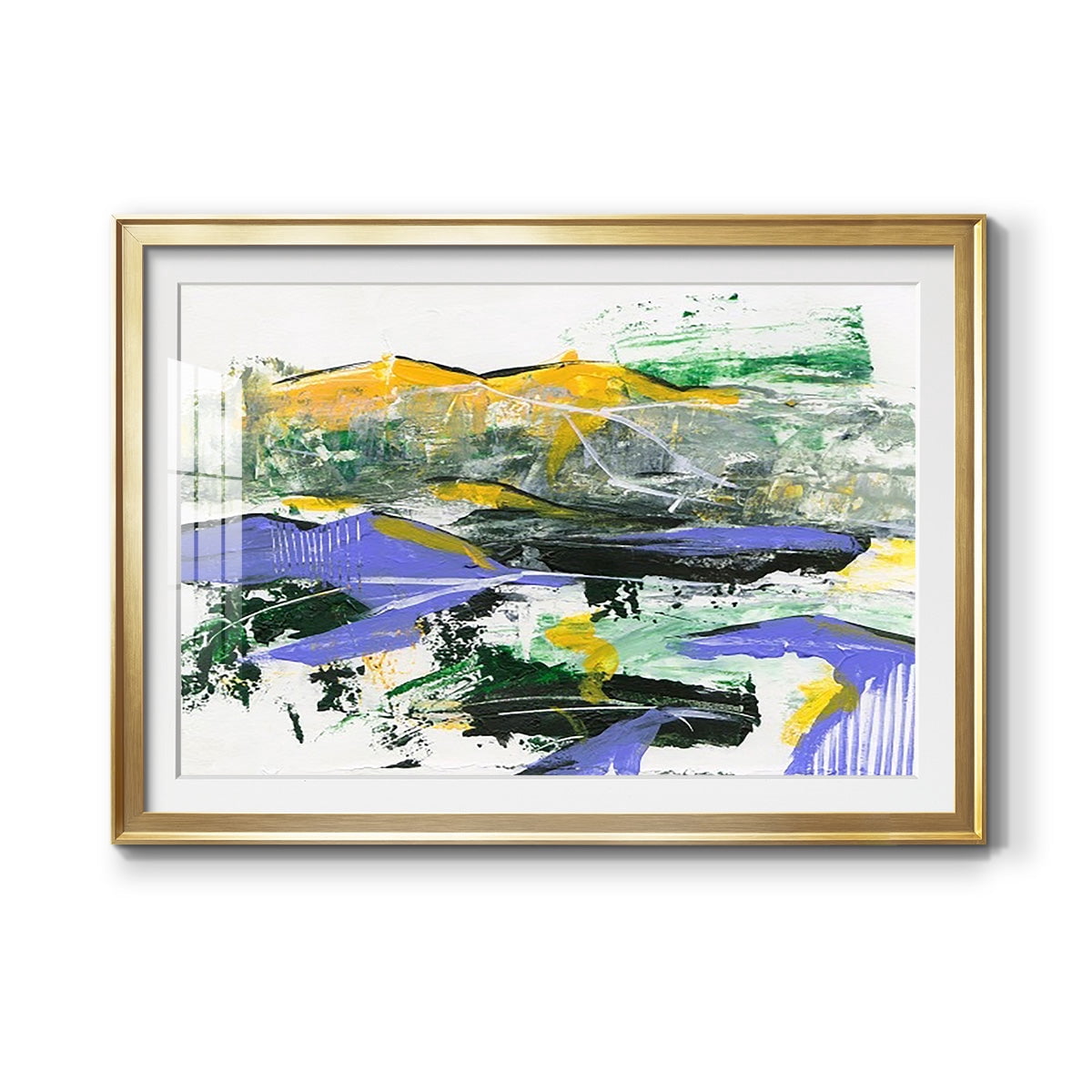 Silent Mountain III Premium Framed Print - Ready to Hang