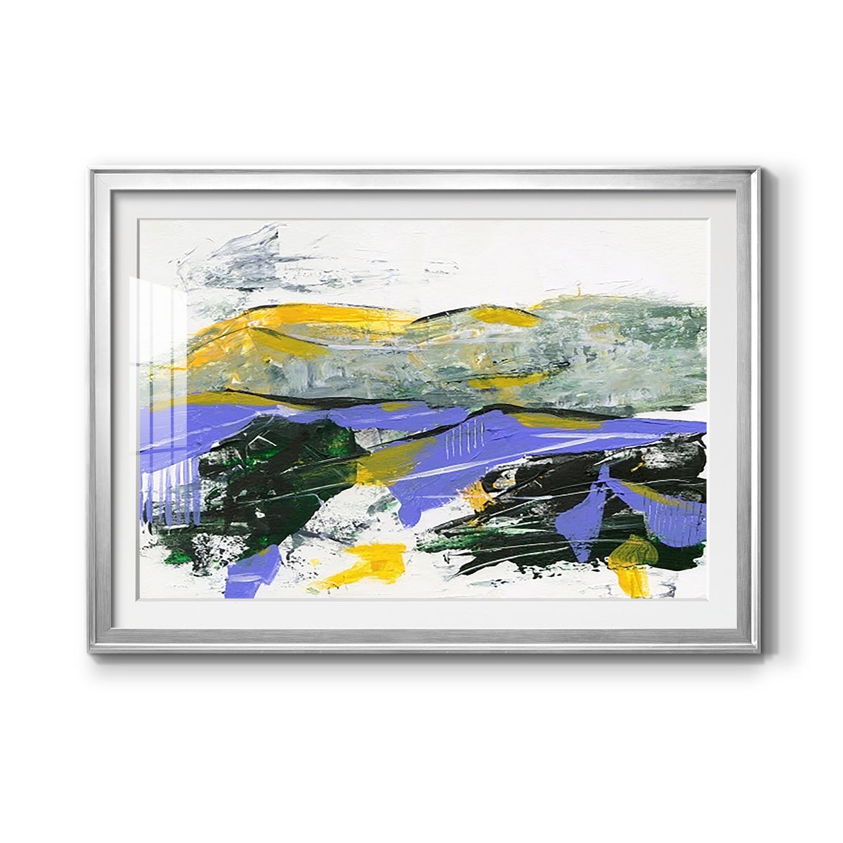 Silent Mountain IV Premium Framed Print - Ready to Hang