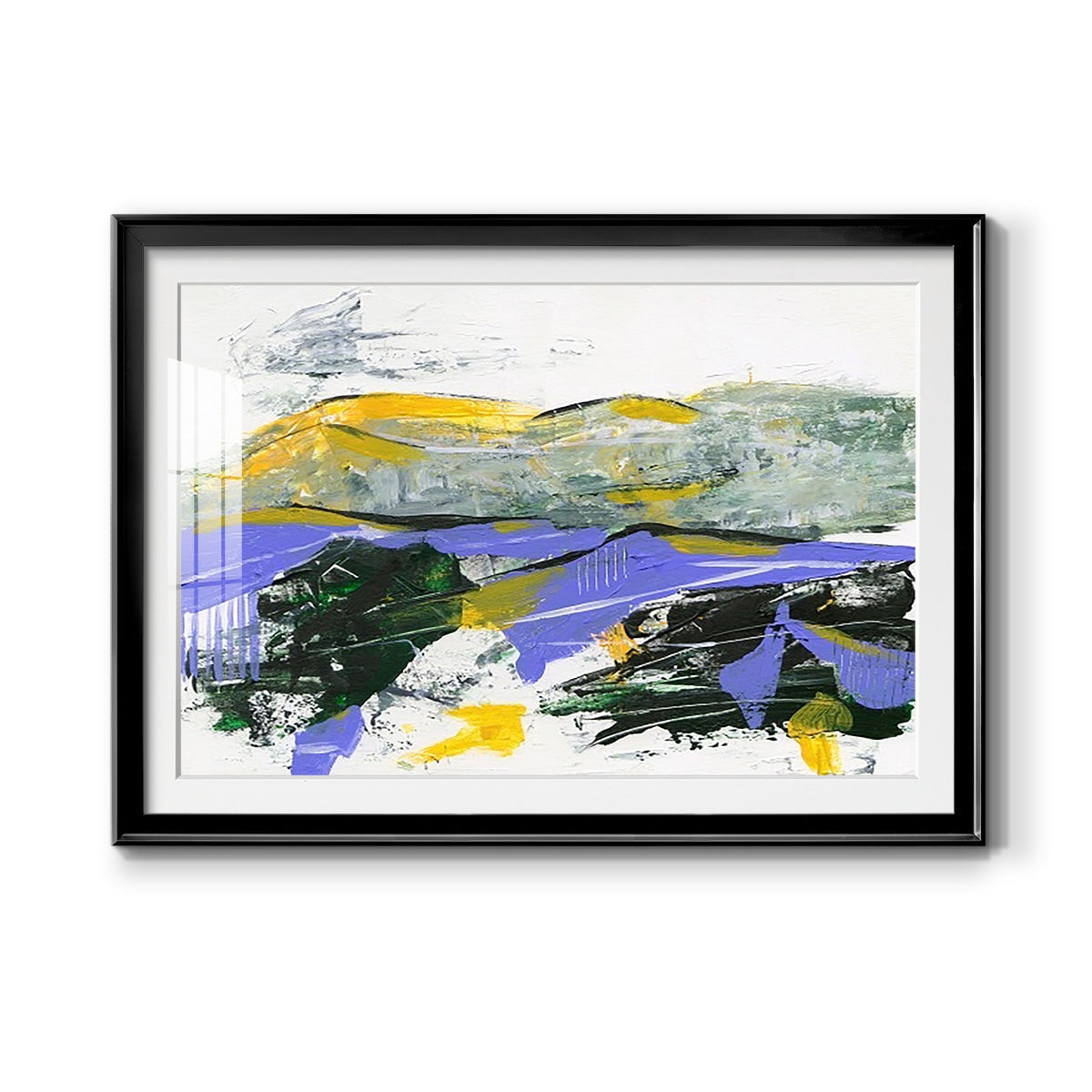 Silent Mountain IV Premium Framed Print - Ready to Hang