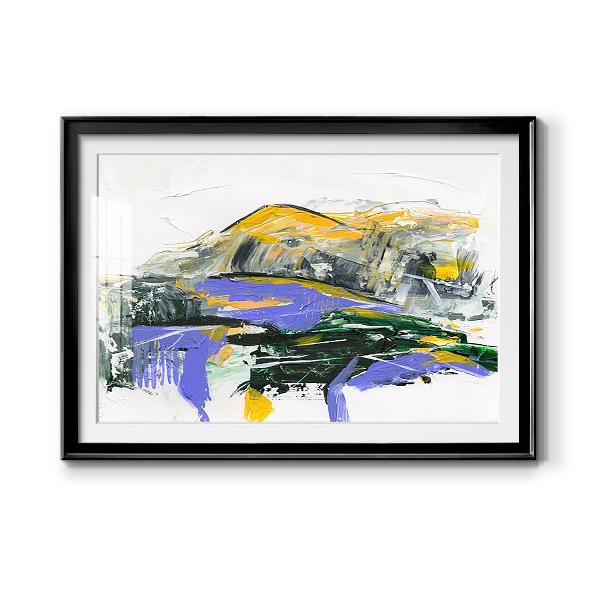 Silent Mountain V Premium Framed Print - Ready to Hang