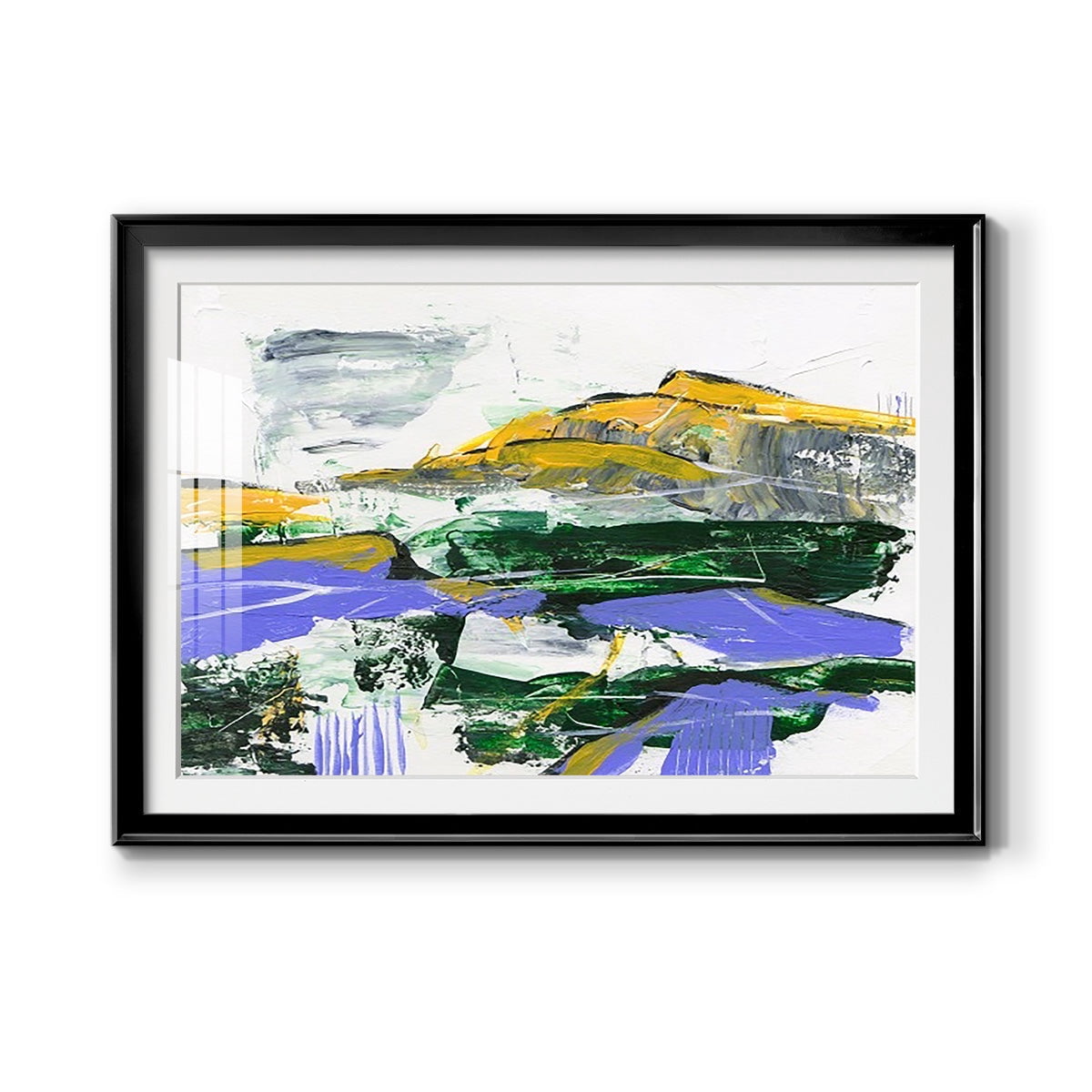 Silent Mountain VI Premium Framed Print - Ready to Hang