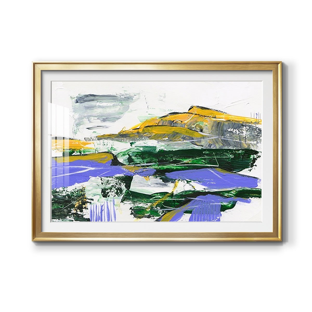 Silent Mountain VI Premium Framed Print - Ready to Hang