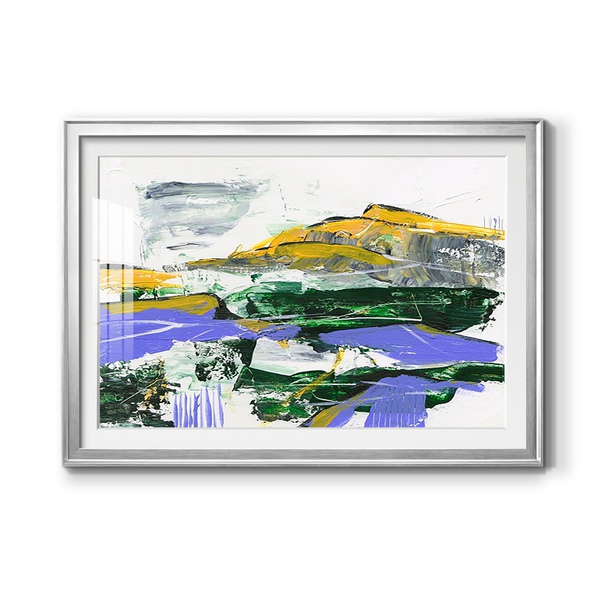 Silent Mountain VI Premium Framed Print - Ready to Hang