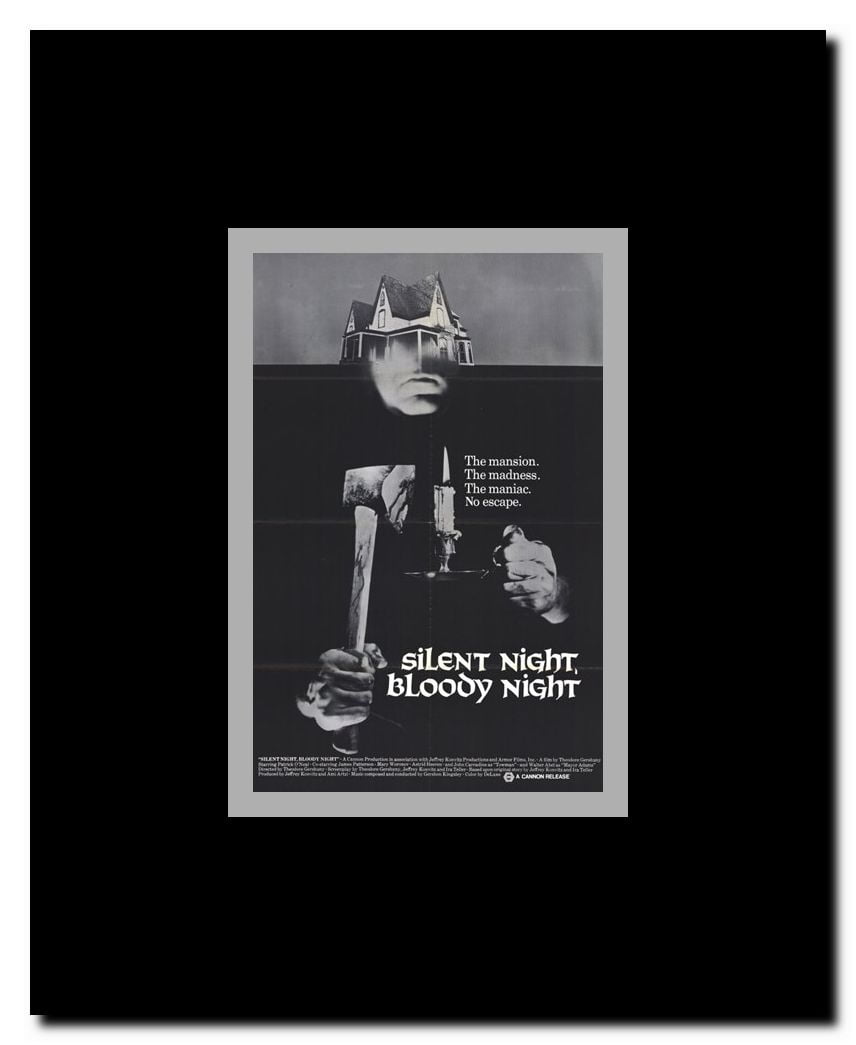 Silent Night Bloody Night Framed Movie Poster