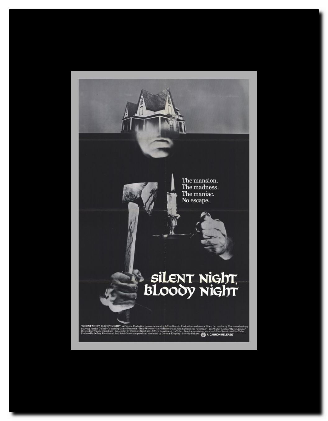 Silent Night Bloody Night Framed Movie Poster