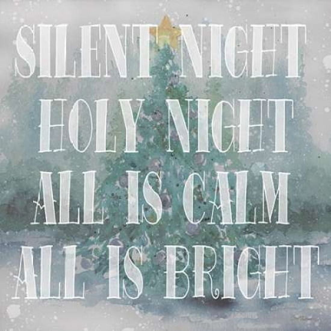 Silent Night Canvas Art - Carol Robinson (24 x 24)