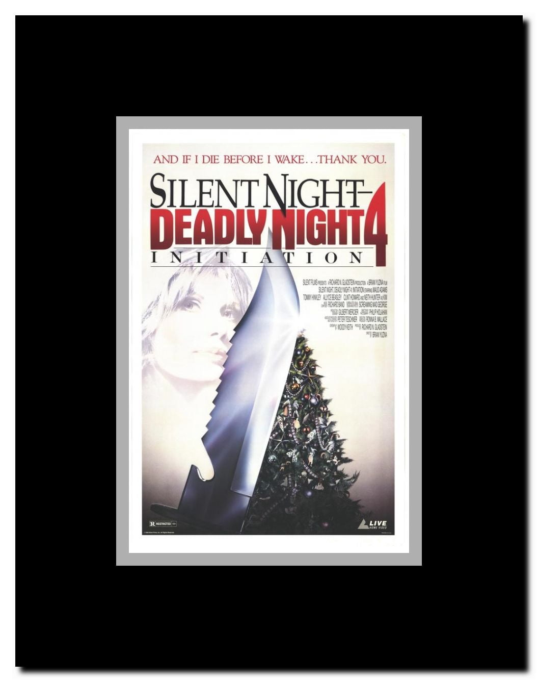 Silent Night Deadly Night 4: Initiation Framed Movie Poster