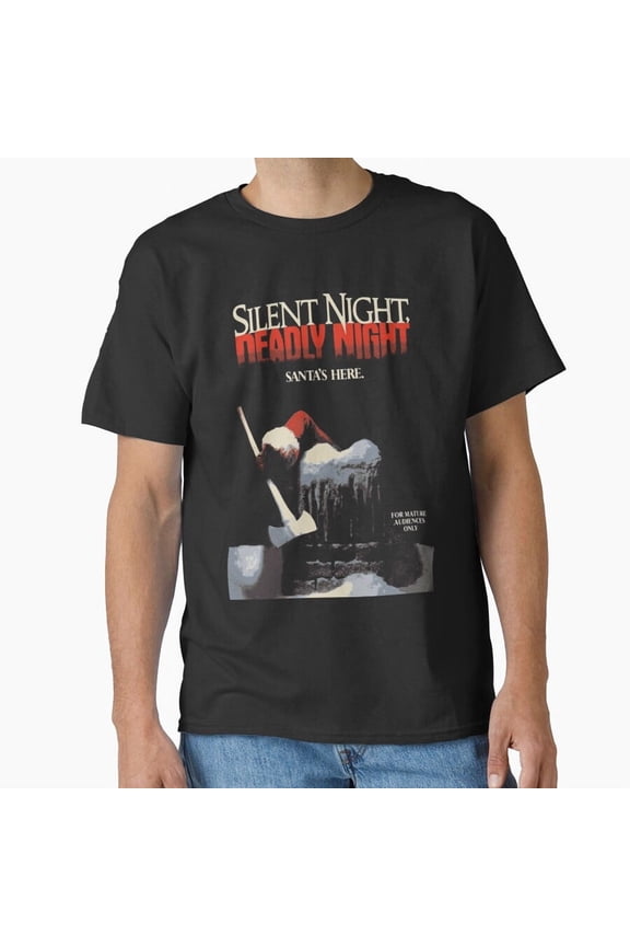 Silent Night Deadly Night 80s Slasher Christmas Horror H19093 T-Shirt, for Men and Women, Up to Size 5XL