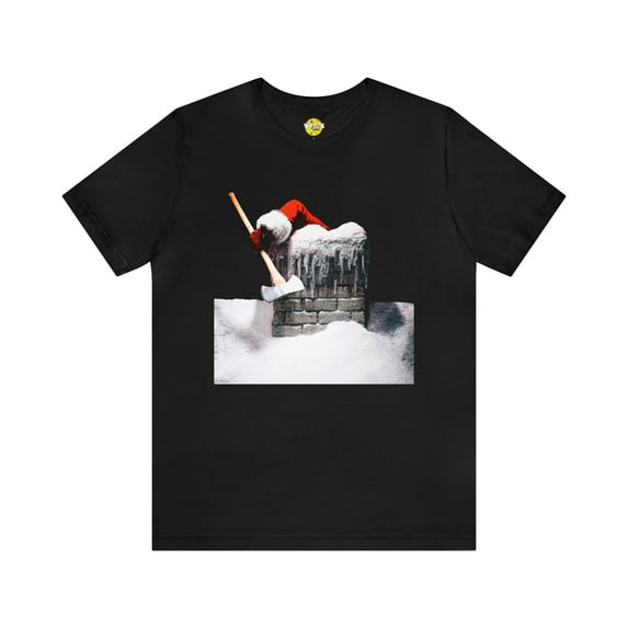 Silent Night Deadly Night tshirt - Christmas Scary Santa Chimney tee