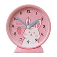 thumbnail image 1 of Silent Non-Ticking Alarm Clock for Kids, Battery Operated, with Night Light, Analogue Alarm Clock for Bedroom Decoration, 1 of 7