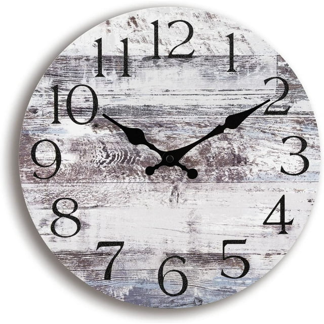 Silent Non Ticking Wall Clocks Battery Operated, Themed Clock for