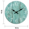 thumbnail image 1 of Silent Non Ticking Wall Clocks Battery Operated, Themed Clock for Bathroom Kitchen Home Office Living Room Bedroom, 1 of 3
