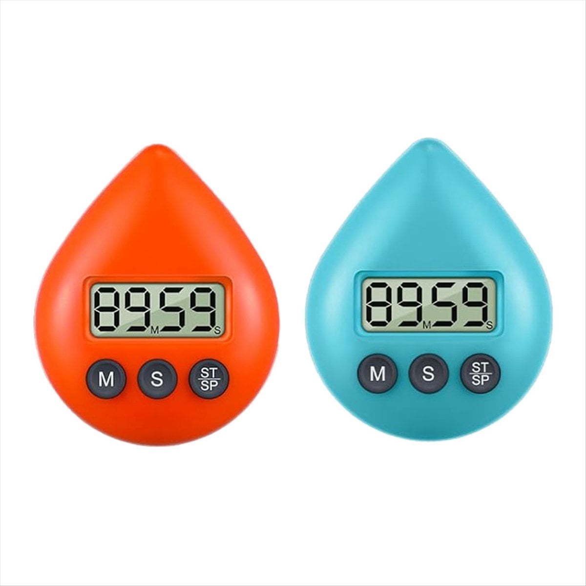 Silent Non Ticking Waterproof Shower Timer Magnetic Back Battery ...
