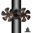 Silent Operation Double Head Chimney Fan Wall Mounted 12 Blade