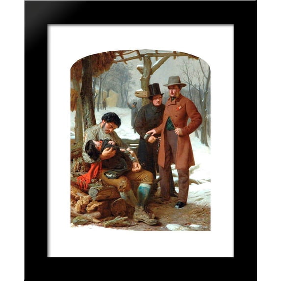 Silent Pleading 1858 20x24 Framed Art Print by Marcus Stone