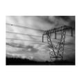 thumbnail image 1 of Silent Power - Photography Black and White Industrial Architecture Rural Landscape Minimalist Silhouette Unframed Wall Art Print 4 x 6 inches, 1 of 7