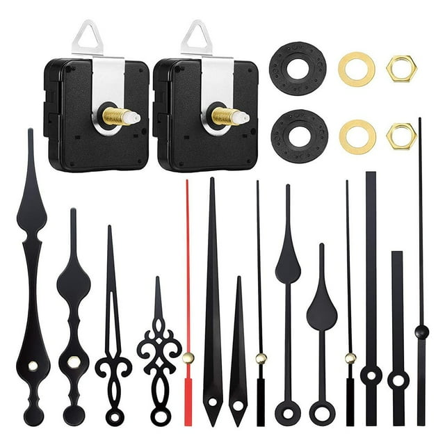 Silent Quartz Clock Mechanism Kit Long Shaft Fluorescence Clock Motor