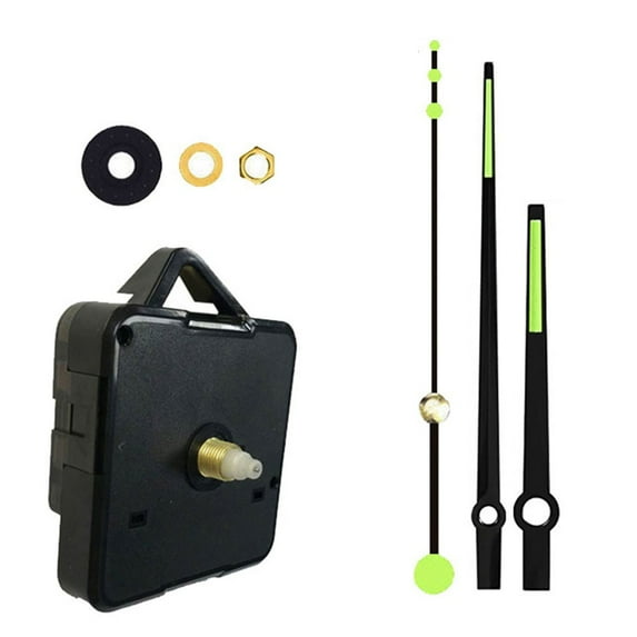 Silent Quartz Clock Mechanism Replacement Kit, Long Shaft Clock Motor Movement Parts